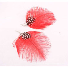 Cheap Fashion Natural Feather Earrings FEA14